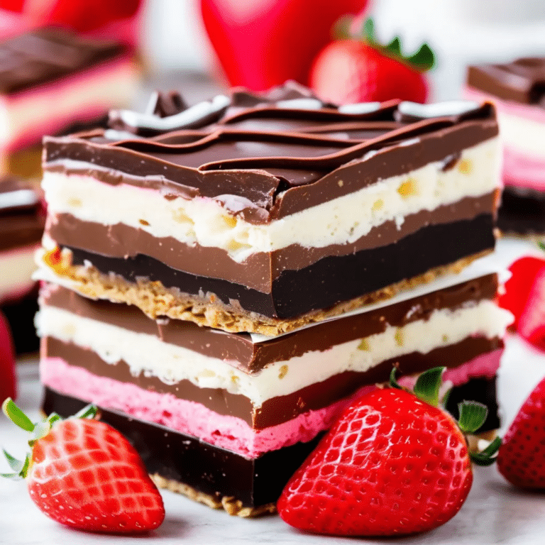 Neapolitan Crispy Bars