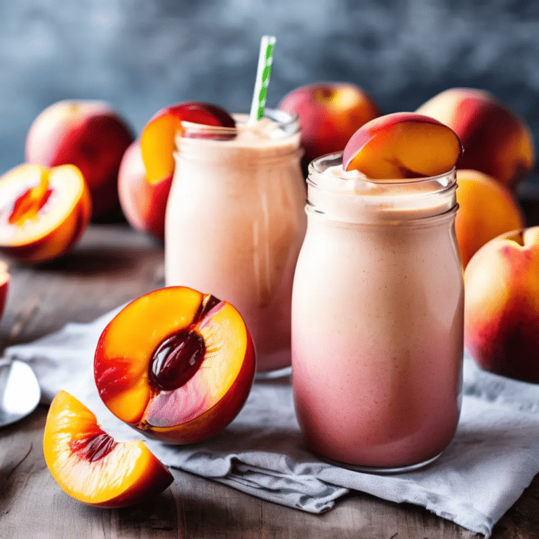Nectarine Smoothies