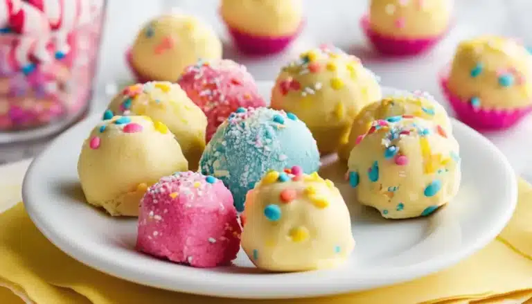 No-bake Cake Batter Truffles
