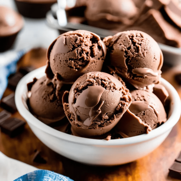 No-churn Chocolate Ice Cream