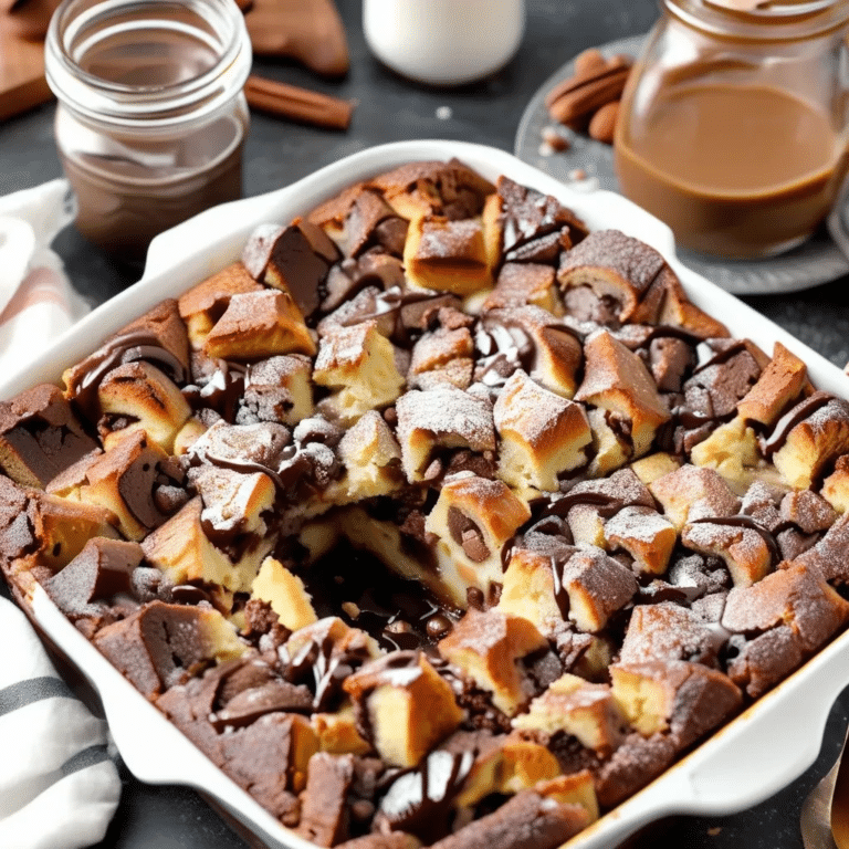Nutella Bread Pudding