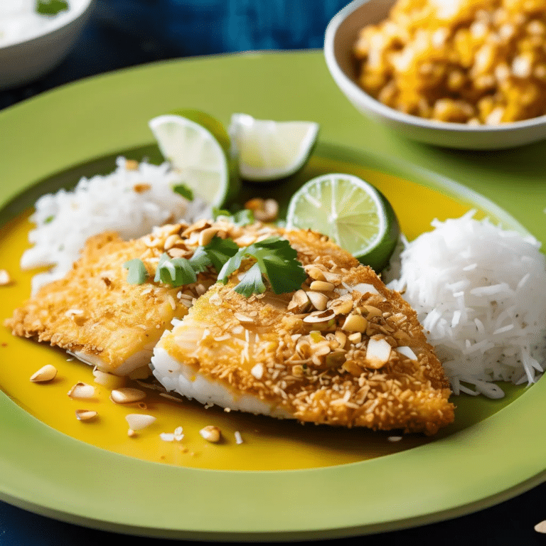 Nutty Coconut Fish