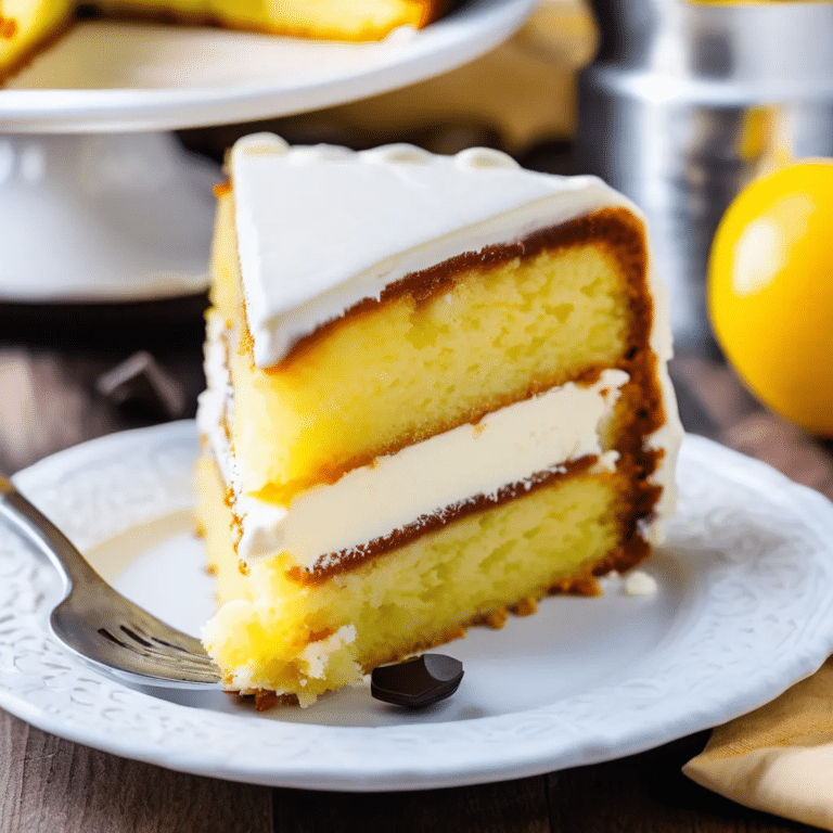 Old-Fashioned Yellow Cake