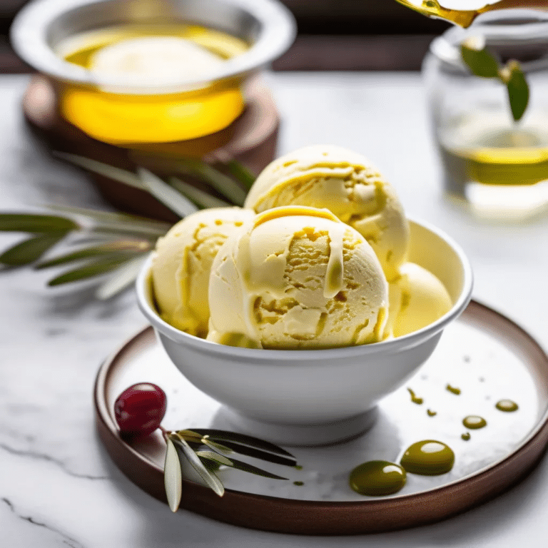 Olive Oil Ice Cream