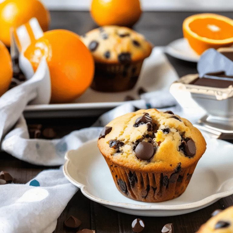 Orange Chocolate Chip Muffins