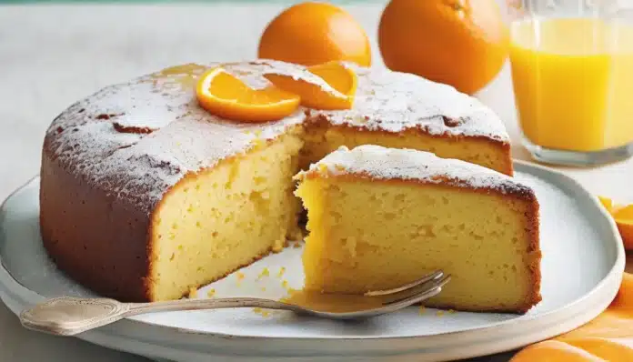 Orange Cornmeal Cake