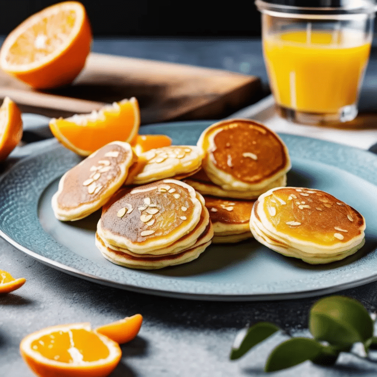 Orange Pikelets