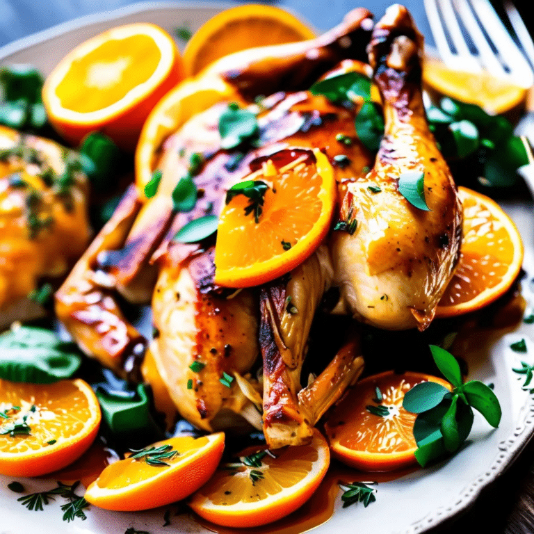 Orange Roasted Chicken