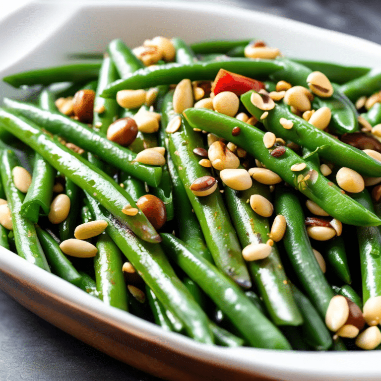 Oregano Green Beans With Toasted Pine Nuts