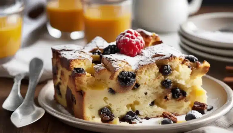 PANETTONE BREAD AND BUTTER PUDDING