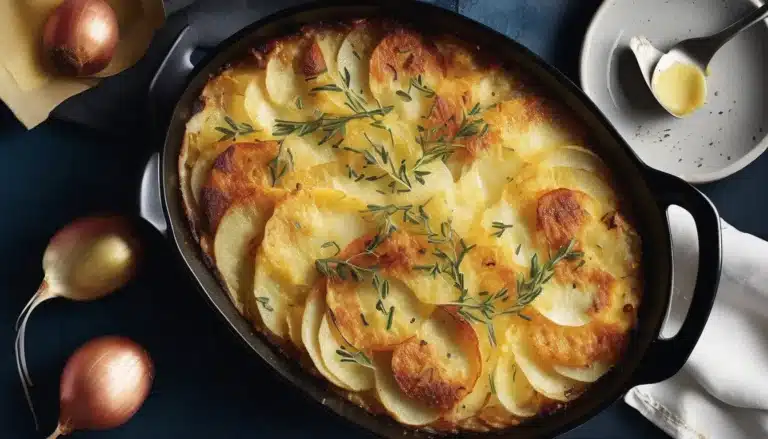 POTATO AND ONION GRATIN