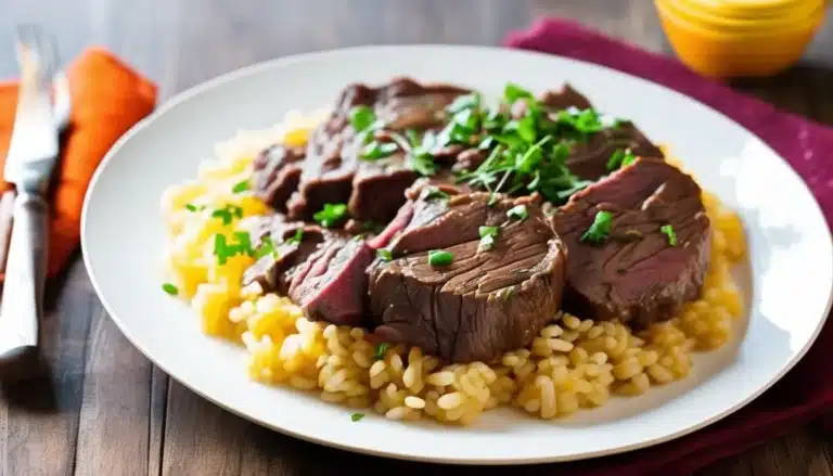 PRESSURE COOKER BURGUNDY BEEF