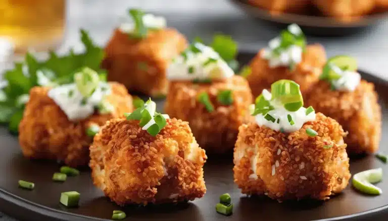 PRETZEL-CRUSTED CATFISH BITES