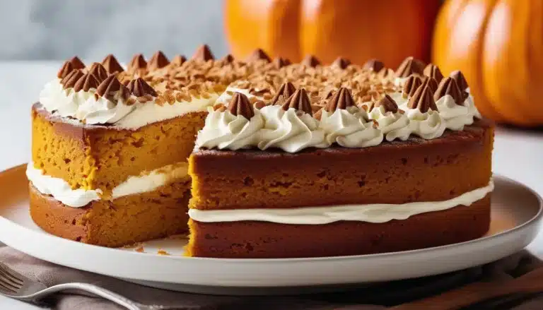 PUMPKIN CAKE WITH CREAM CHEESE