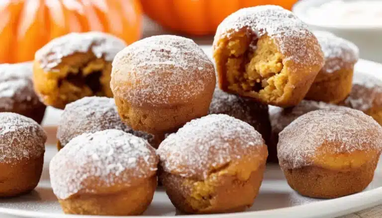 PUMPKIN SPICE DONUT HOLES