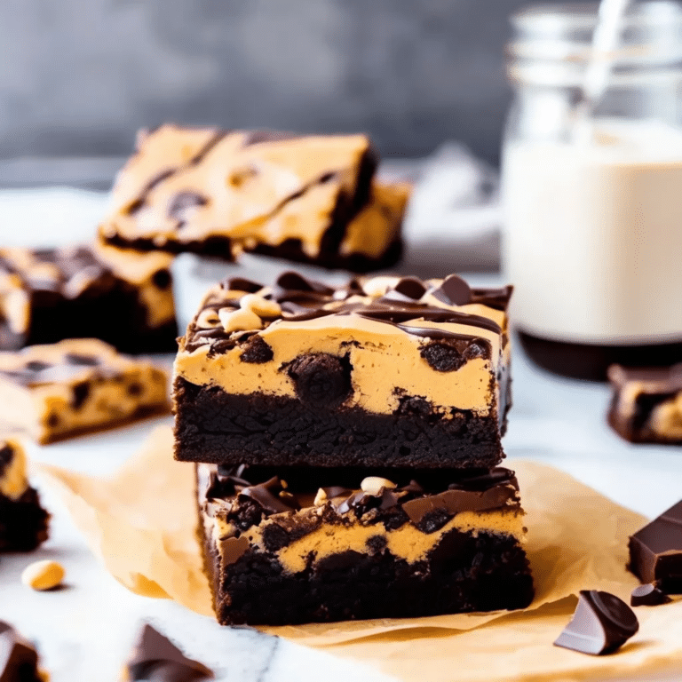 Peanut Butter Chocolate Chip Brownies