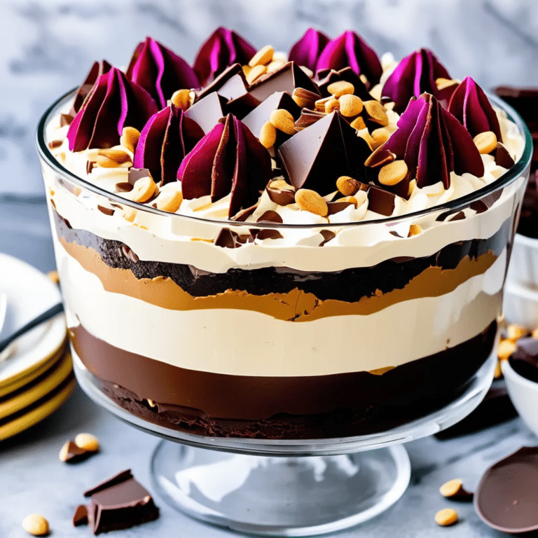 Peanut Butter Cup Trifle