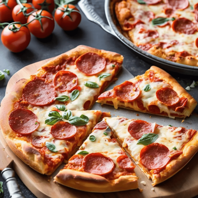 Pepperoni Pan Pizza
