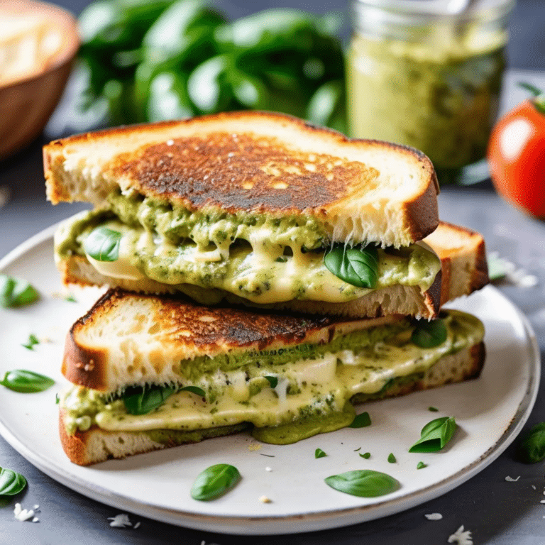 Pesto Grilled Cheese