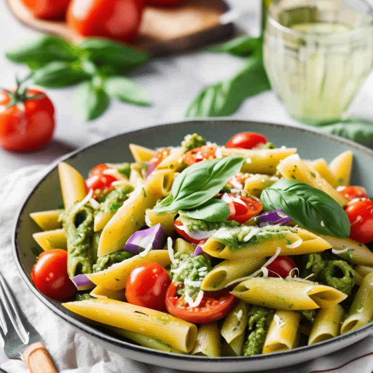 Pesto Penne Primavera