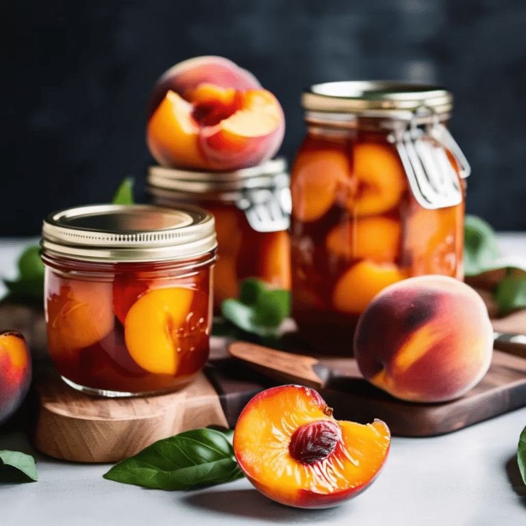 Pickled Peaches