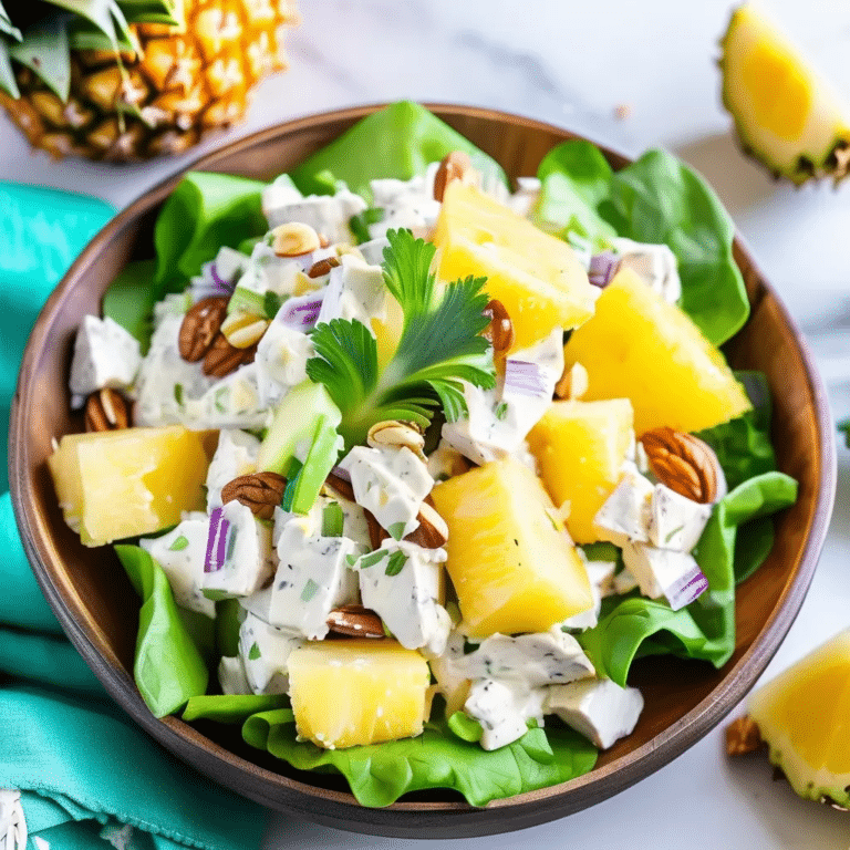 Pineapple Chicken Salad