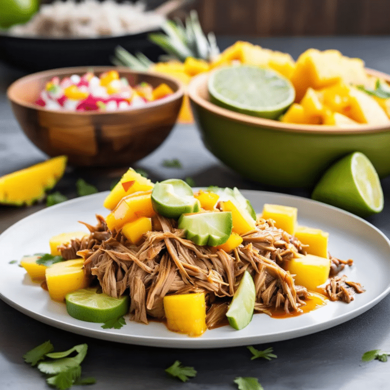 Pineapple Mango Pulled Pork