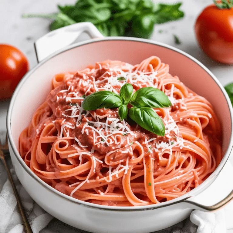 Pink Sauce Pasta
