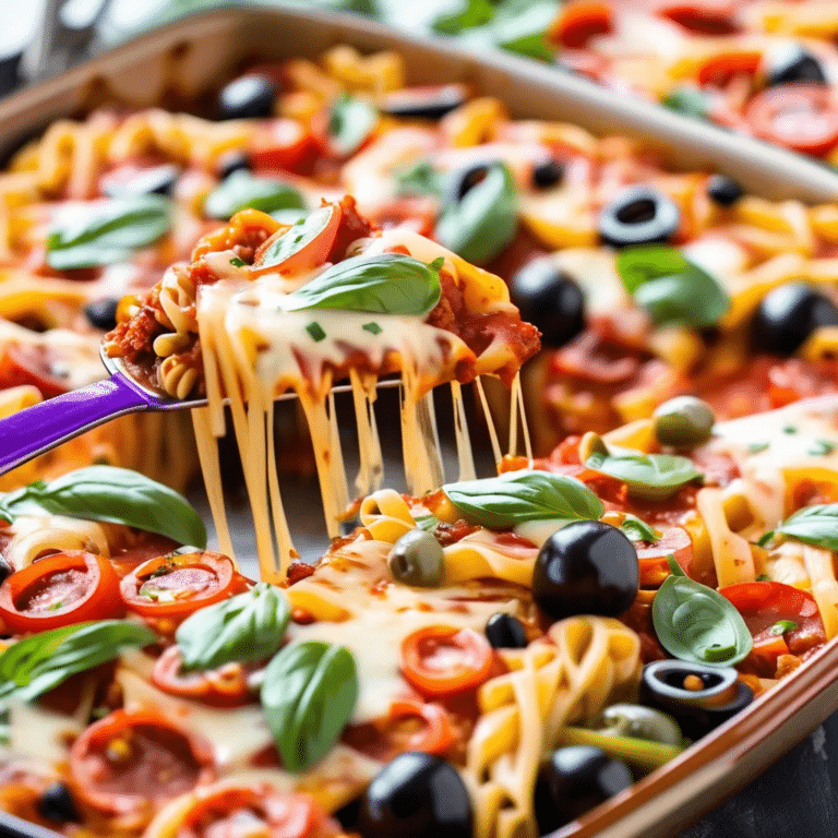 Pizza Pasta Bake