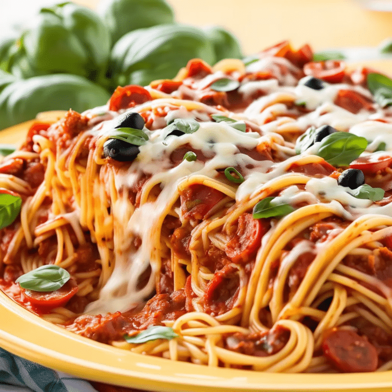 Pizza Spaghetti