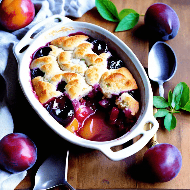 Plum Cobbler