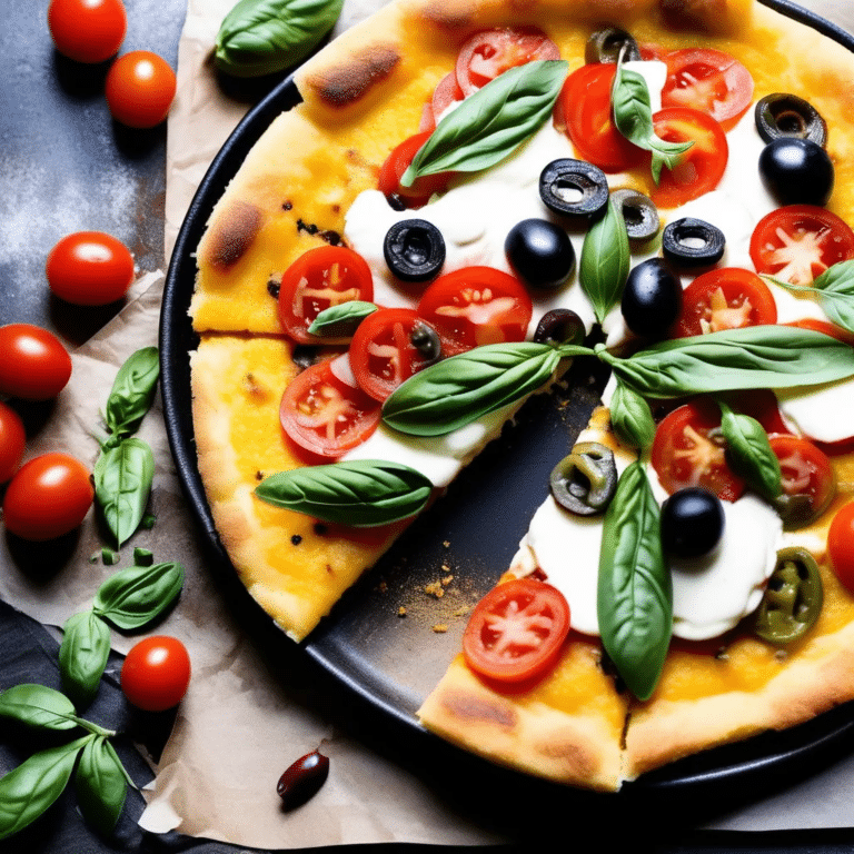 Polenta Pizza Italian Style
