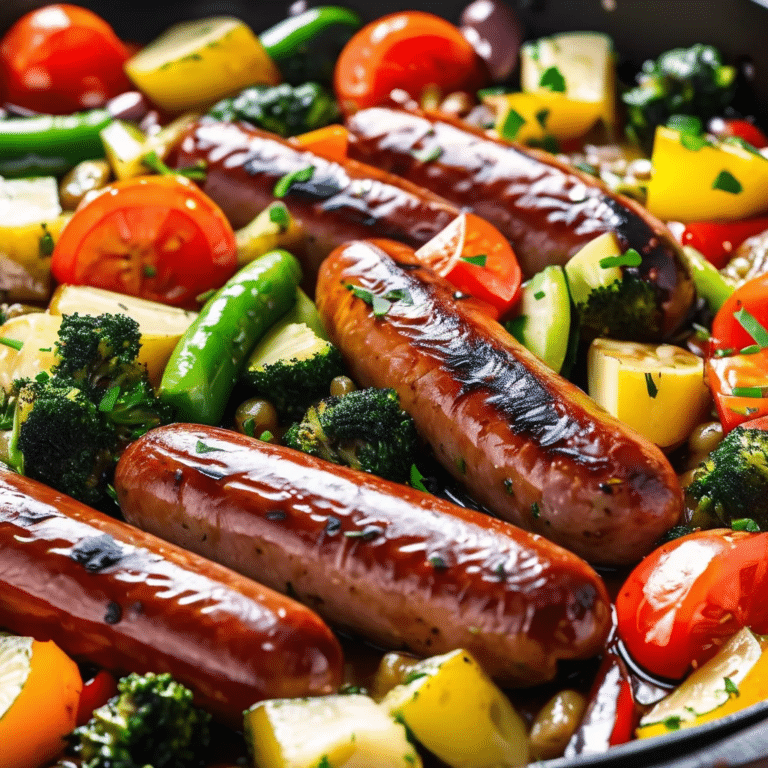 Polish Sausage and Veggies