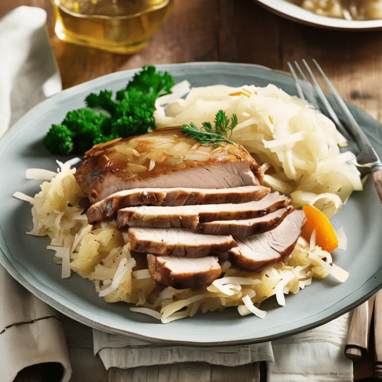 Pork And Sauerkraut