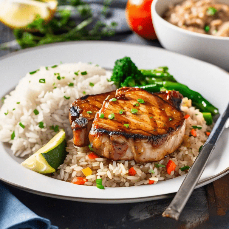 Pork Chops And Rice