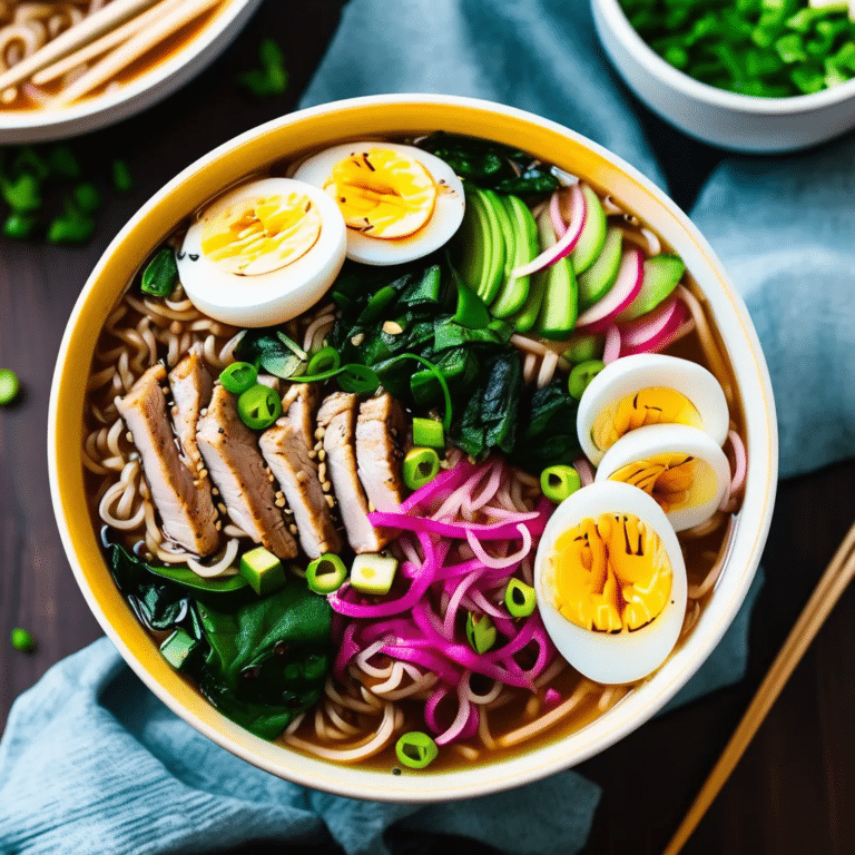 Pork Ramen Noodles