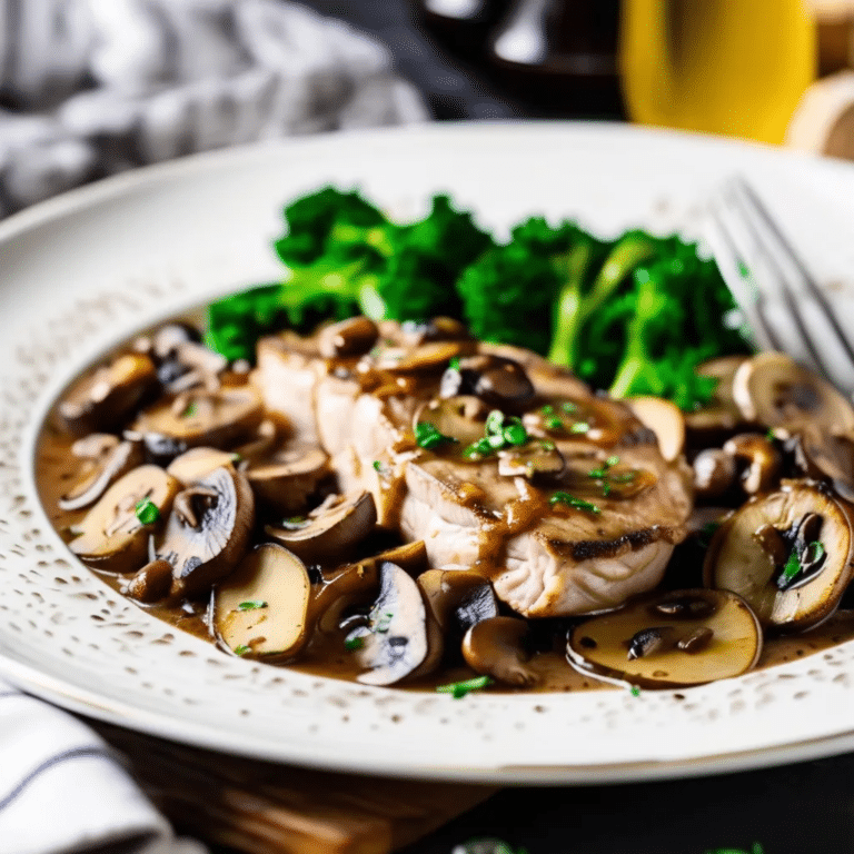 Pork Scallopini With Mushrooms