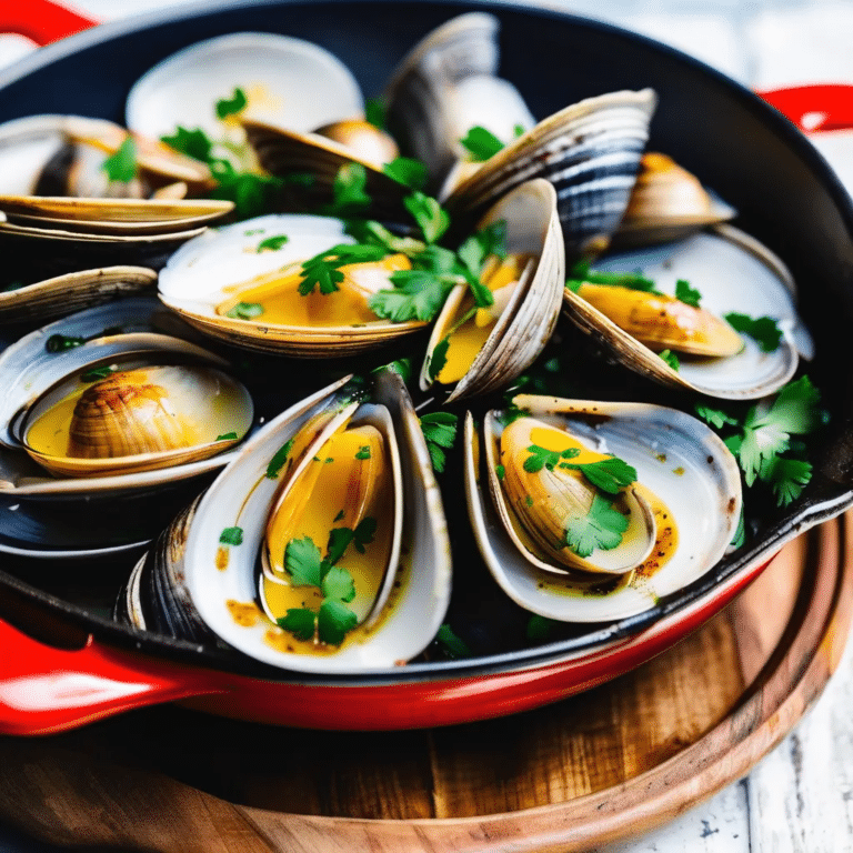 Portuguese Steamed Clams