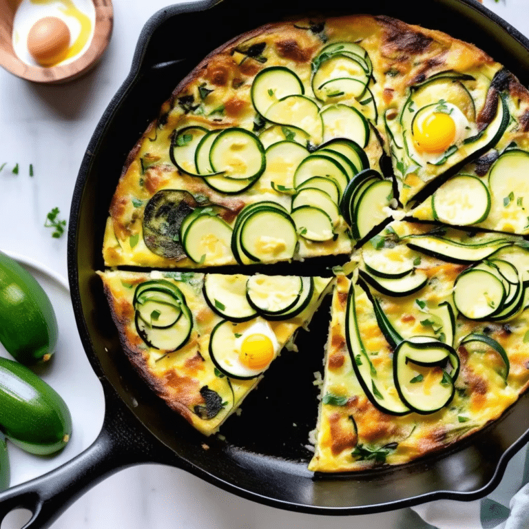 Potato And Zucchini Frittata