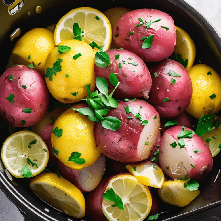 Pressure-Cooker Lemon Red Potatoes