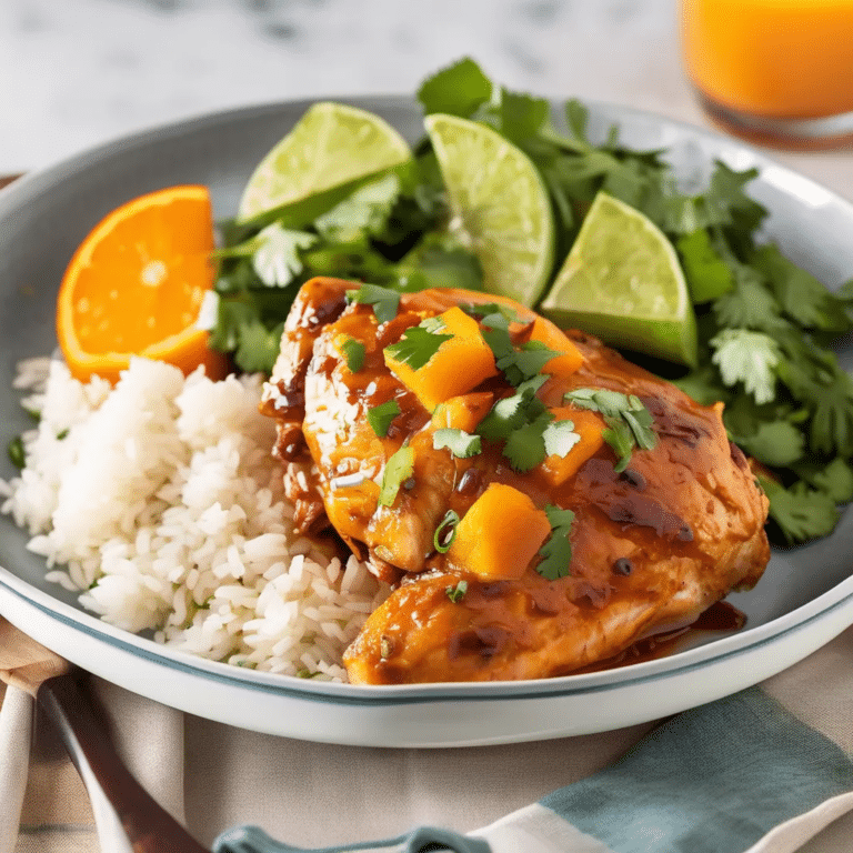 Pressure-Cooker Orange Chipotle Chicken