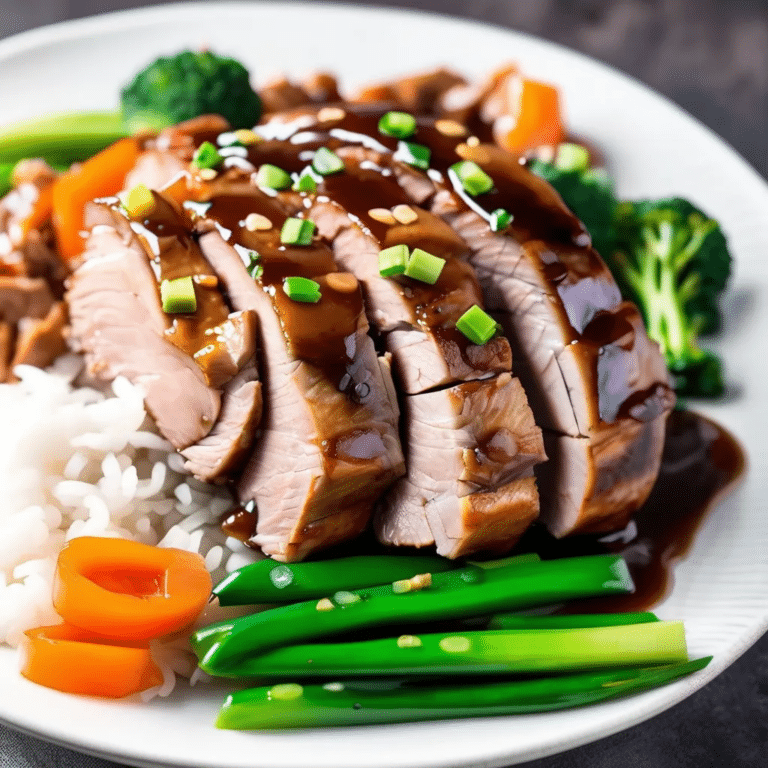 Pressure-Cooker Teriyaki Pork Roast