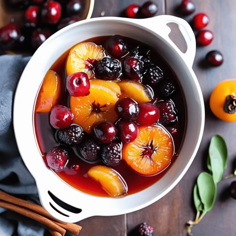 Pressure-Cooker Winter Fruit Compote