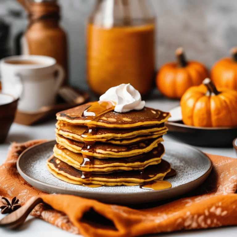 Pumpkin Cornmeal Pancakes