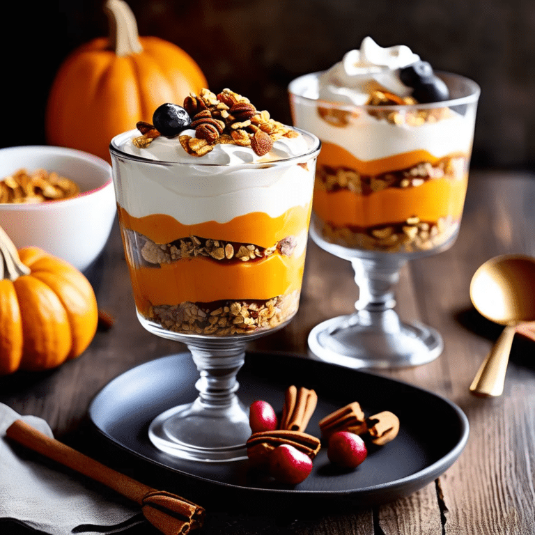 Pumpkin Parfaits