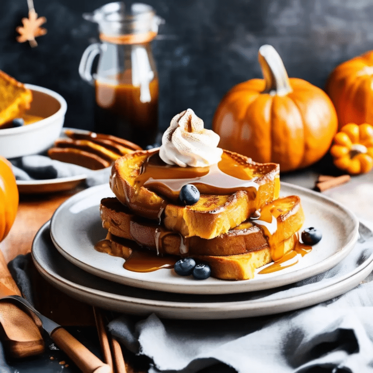 Pumpkin Pie French Toast
