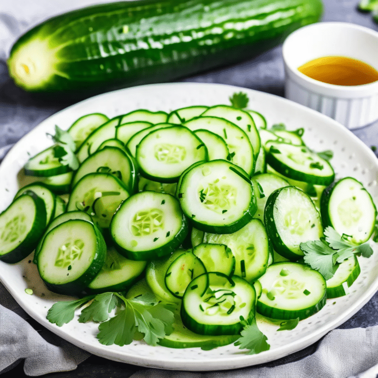 Quick Cucumber Salad