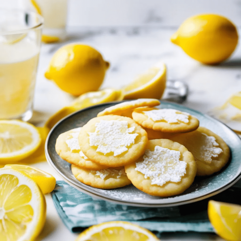 Quick Lemon Crisps