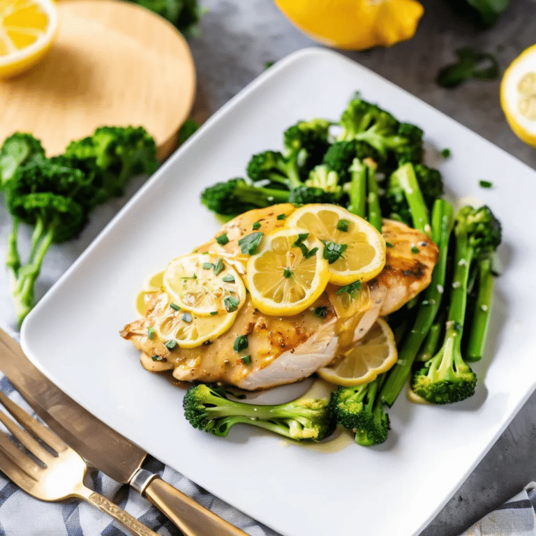 Quick Lemon Dijon Chicken
