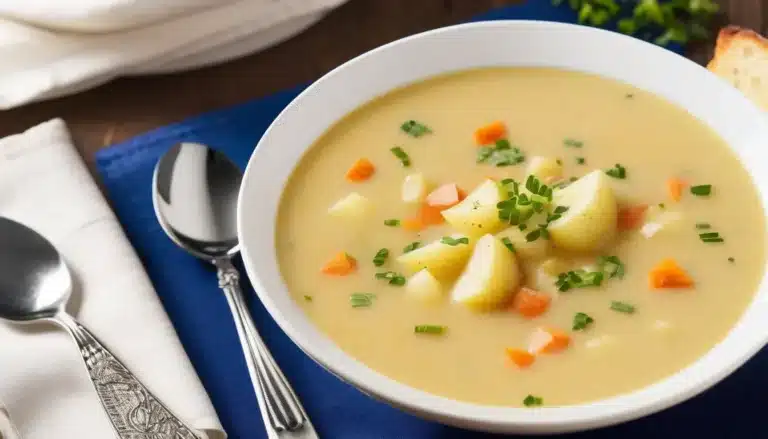 ROASTED GARLIC POTATO SOUP
